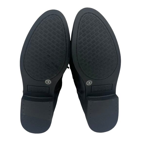 INC McKenzie BOOTS Girls 3 Womens 4.5 Black Silver Riding Biker Boot NEW No Box - Picture 6 of 8